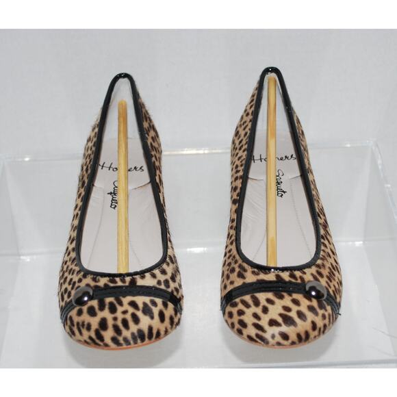NIB Size 7.5 (Euro 38) Womens Flats Leopard Print Homers - Picture 2 of 8